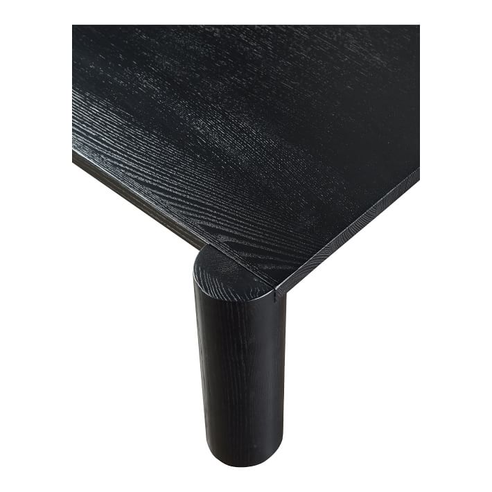 Column Legs Coffee Table Modern Living Room Furniture West Elm