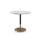 Orbit Faux Marble Dining Table - Round