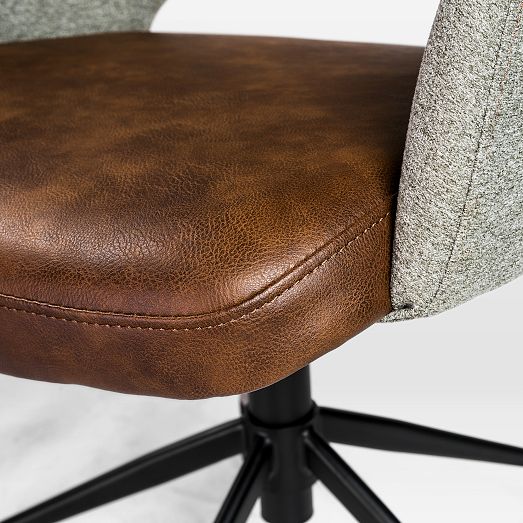 TwoToned Upholstered Office Chair West Elm