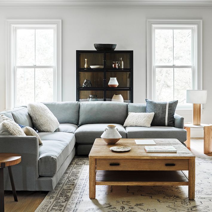 Haven 3-Piece L-Shaped Sectional (106"–113") | West Elm