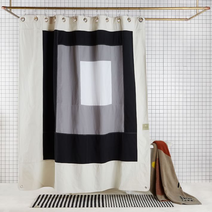 Quiet Town Marfa Shower Curtain West Elm