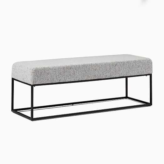 Box Frame Upholstered Bench West Elm