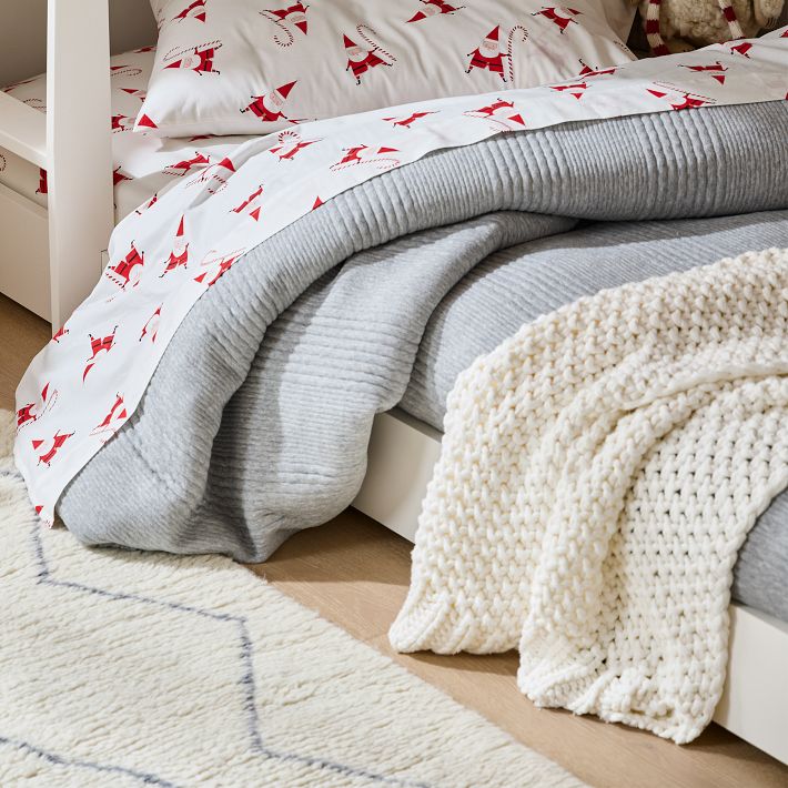 Chunky Cotton Knit Throw West Elm