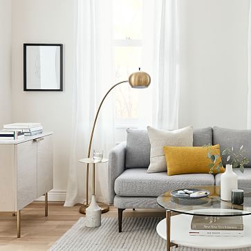 Petite Arc Metal Floor Lamp | West Elm