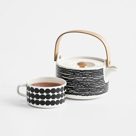 Marimekko Oiva Siirtolapuutarha Teapot West Elm