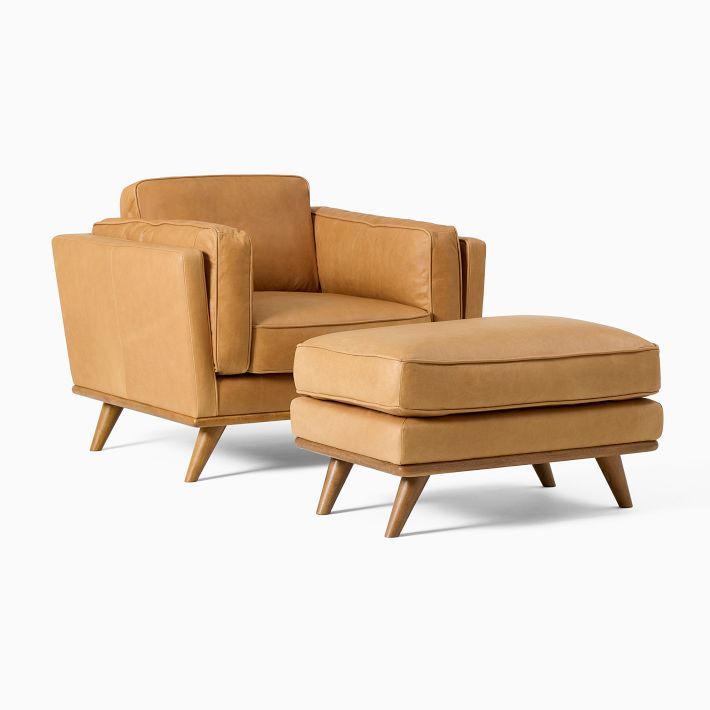 Zander Chair & Ottoman Set West Elm