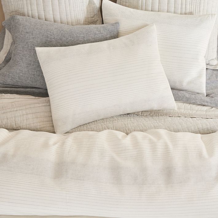 European Flax Linen Sheet Set & Pillowcases West Elm