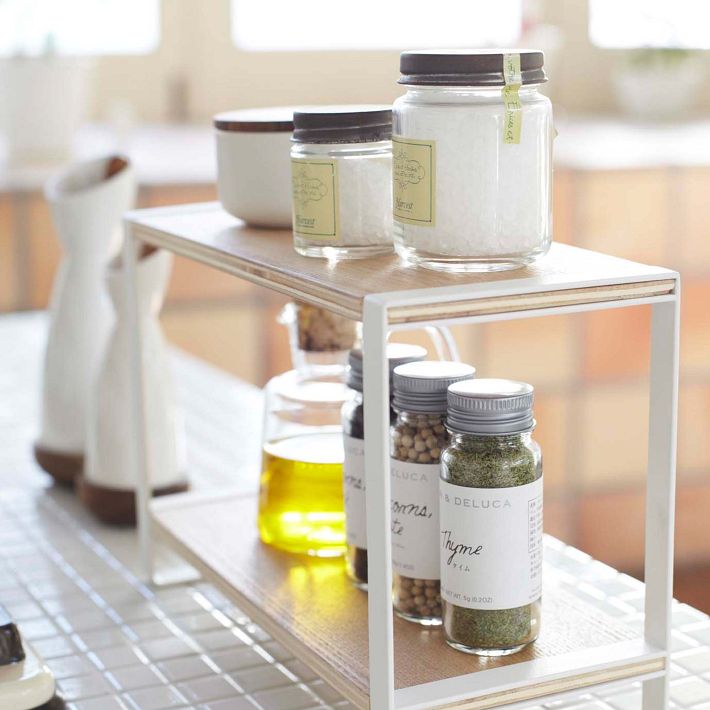 Yamazaki Tosca 2Shelf Wood Kitchen Rack West Elm