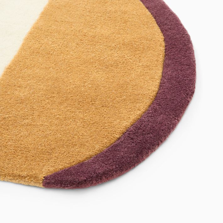 Ripple Effect Scalloped Rug West Elm