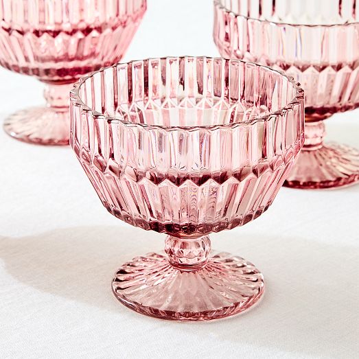 Archie Glass Coupes (Set of 4) | West Elm