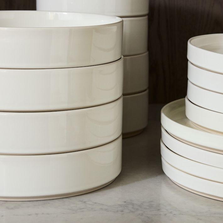 StraightSided Stoneware Dinnerware Collection West Elm