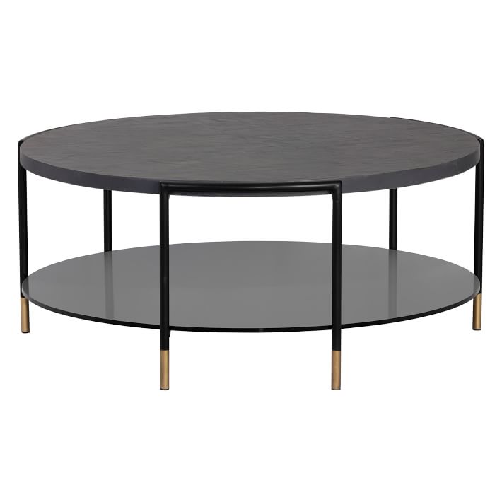 Lofted GoldFooted Coffee Table West Elm