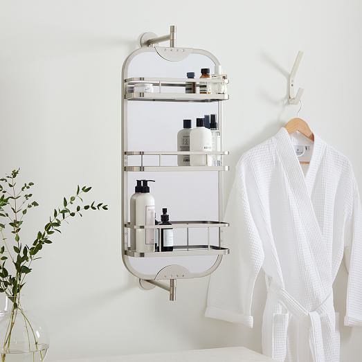 Swivel Vanity Mirror w/ Storage 13" W x 33.5"H West Elm