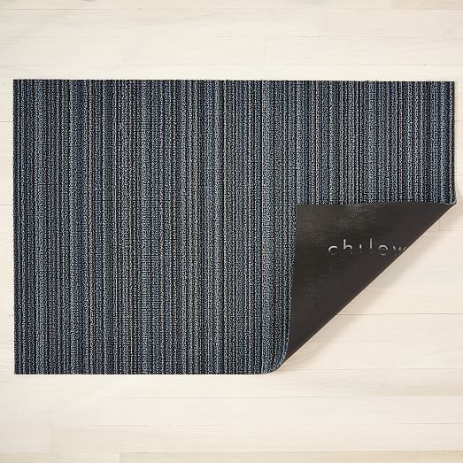 Chilewich Skinny Stripe Shag Mat West Elm