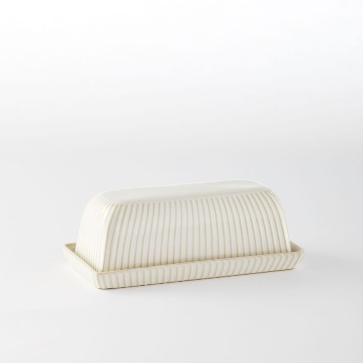 Textured Butter Dish, Kitchen Storage Solutions West Elm