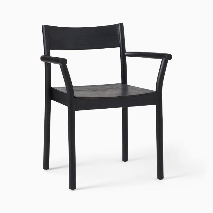Berkshire Arm Stacking Dining Chair (Set of 2) West Elm