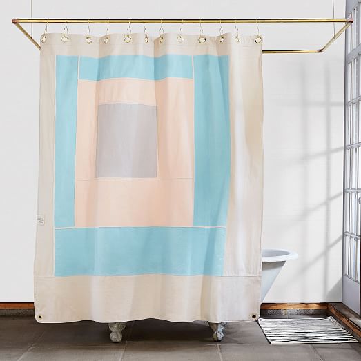 Quiet Town Marfa Shower Curtain Bubble West Elm