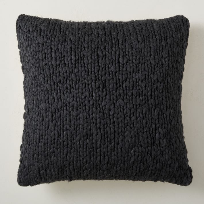 Wool Knit Pillow Cover West Elm