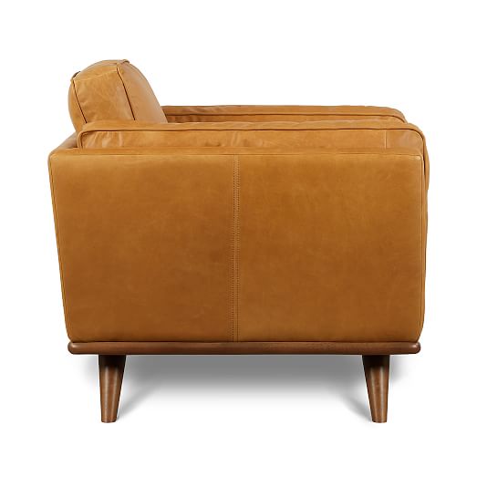 Zander Leather Chair West Elm