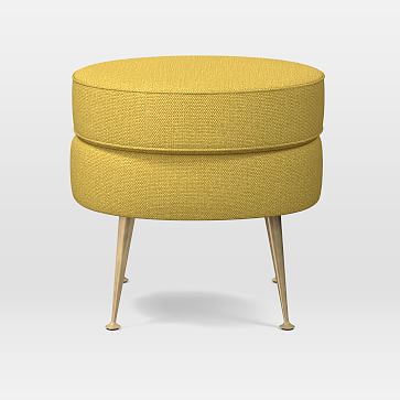 Open Box: Pietro Mid-Century Round Ottoman | West Elm