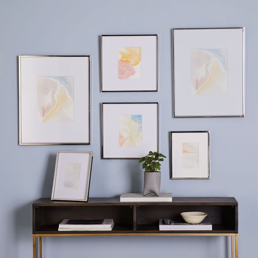 Build a Gallery Wall Sets Nickel Picture Frames West Elm