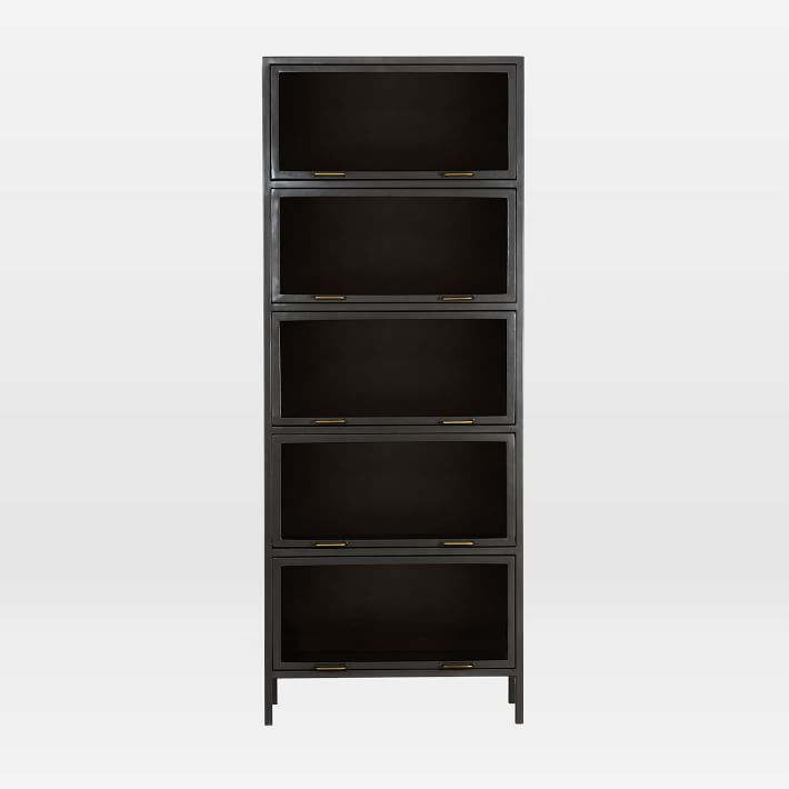 Iron & Glass Tall Barrister (32") West Elm