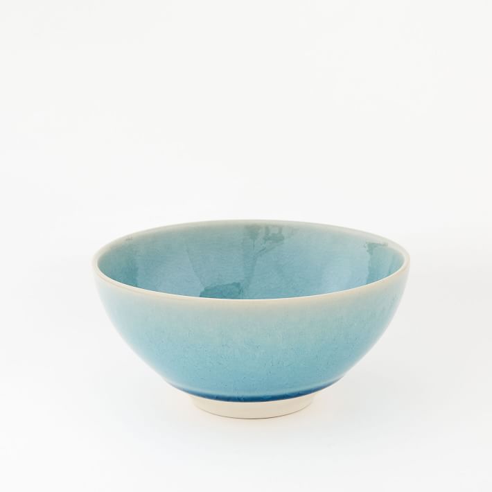 Alta Crackle Glaze Dinnerware Set Turquoise West Elm