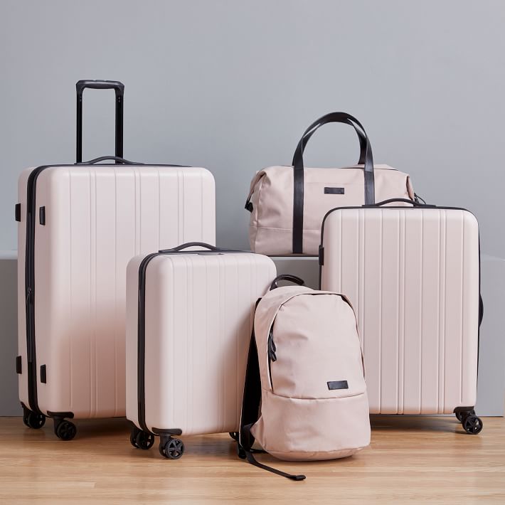 West Elm Luggage Pale Pink West Elm