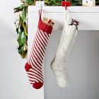 Candy Cane Striped Christmas Stocking | West Elm