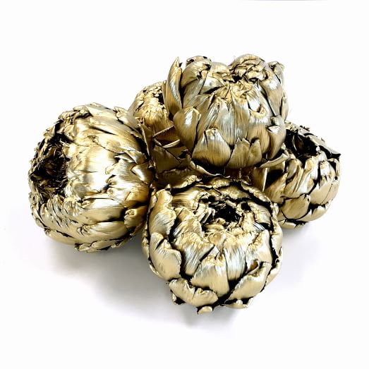Dried Artichoke Filler Gold West Elm