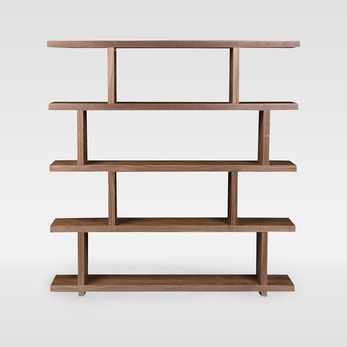 Modern Staggered Shelf Large (63") West Elm