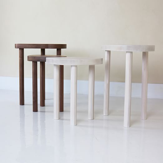 küddkrig HOME Joon Nesting Tables Maple West Elm
