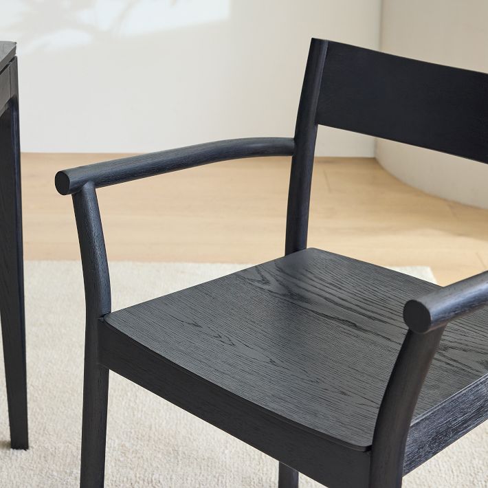 Berkshire Arm Stacking Dining Chair (Set of 2) West Elm