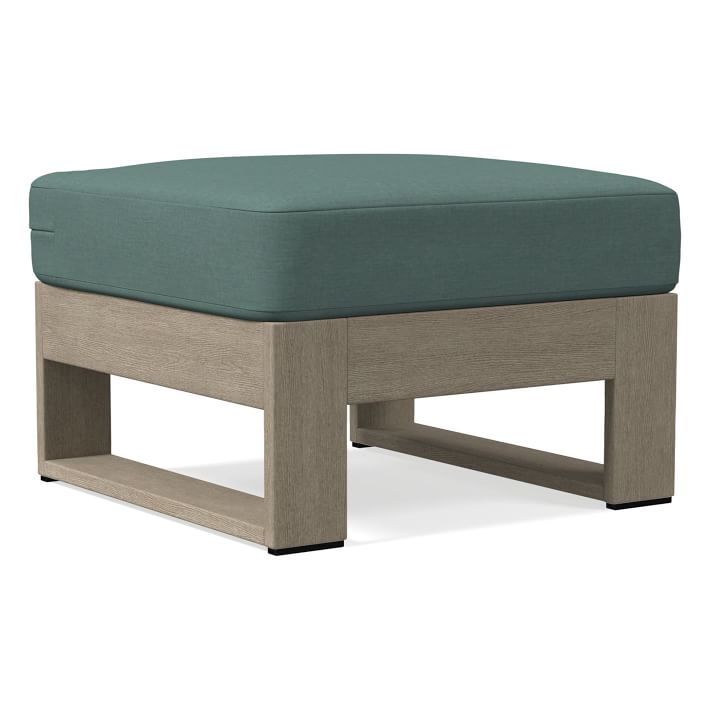 Portside Outdoor Ottoman Cushion Cover West Elm