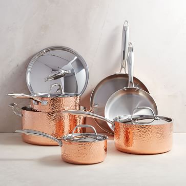 BergHOFF Tri-Ply Cookware Set - Hammered Copper, 10 pc - Gerbes Super  Markets
