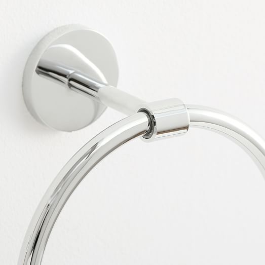 Pure Modernist Bath Hardware Chrome West Elm