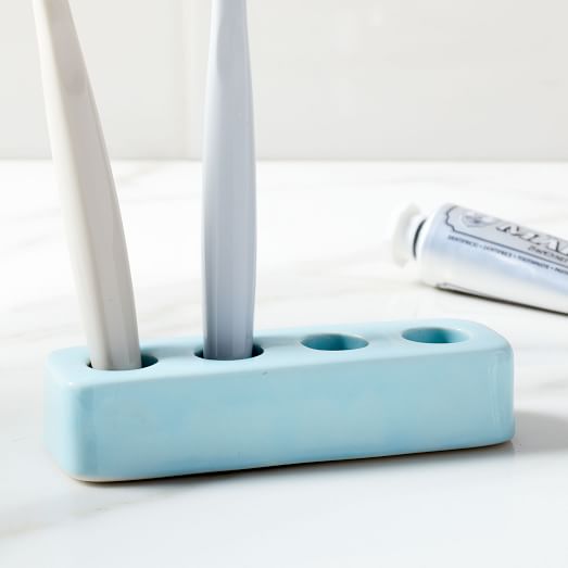 Yamazaki Ceramic Toothbrush Holder Rectangle West Elm