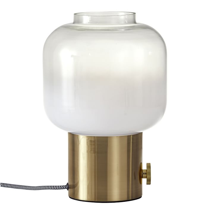 Glass Jar Table Lamp Modern Light Fixtures West Elm