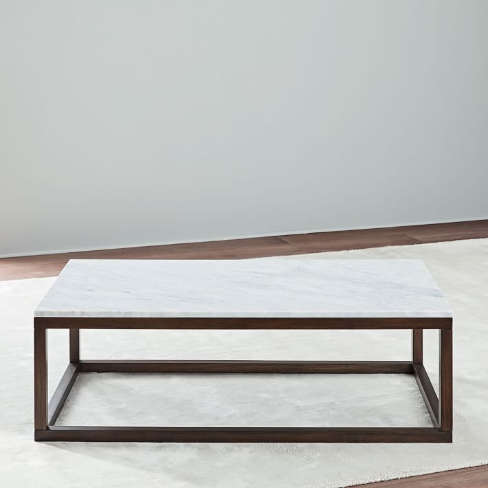 Wood Frame Coffee Table Modern Living Room Furniture West Elm