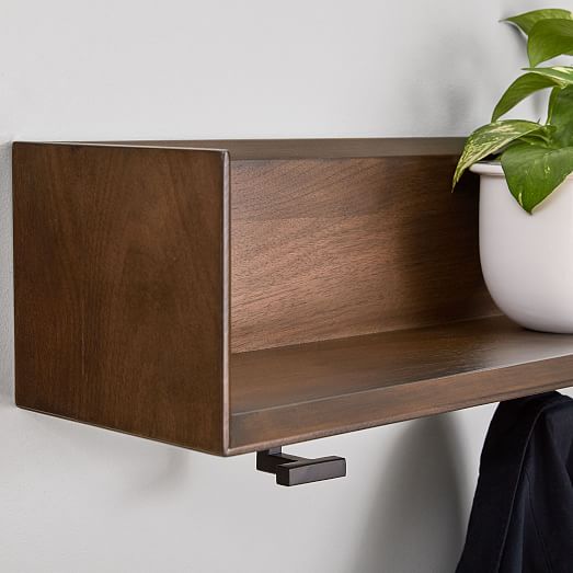 Nolan Entryway Bench & Wall Shelf Set West Elm