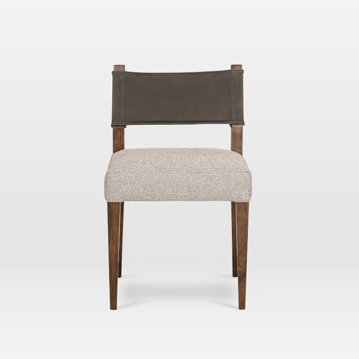 Leather-Backed Dining Chair | West Elm