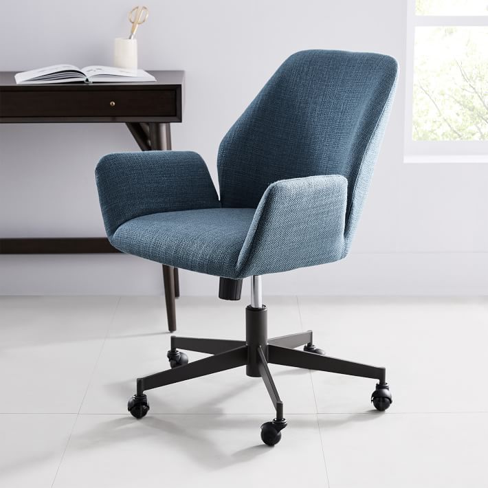 Aluna Upholstered Office Chair West Elm