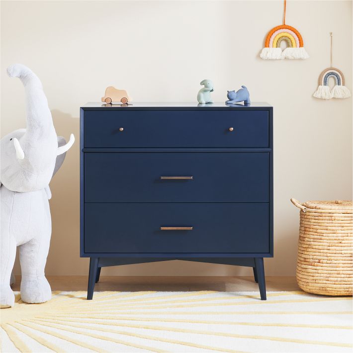 Mid-Century 3-Drawer Kids Dresser (36