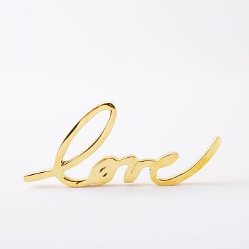 Brass Word Objects, Love