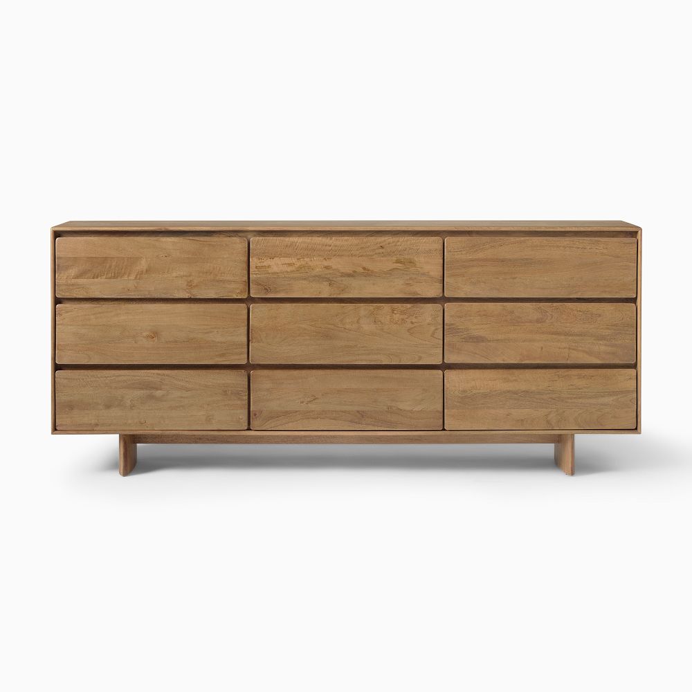 Anton Solid Wood Wide 9-Drawer Dresser (85") | West Elm