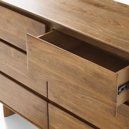 Anton Solid Wood Narrow 6Drawer Dresser (48") West Elm