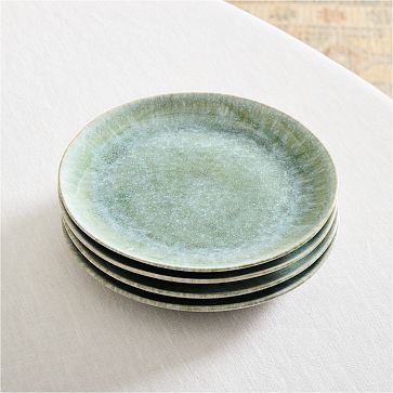 Reactive Glaze Stoneware Dinnerware (Set of 16) | West Elm