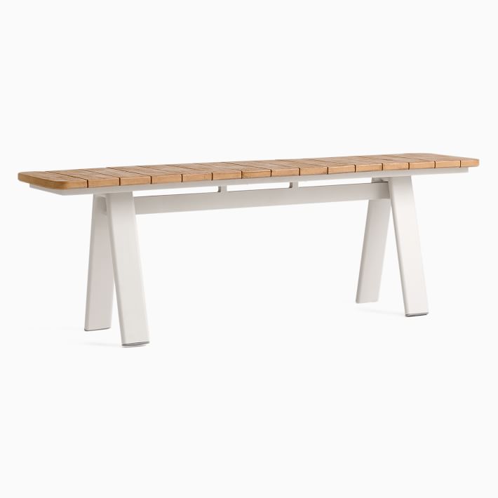 Halden Outdoor Bench Haze West Elm