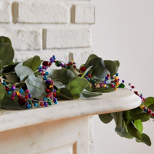 Jingle Bell Garland Multi West Elm