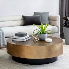 Modern Gold Steel Coffee Table | West Elm